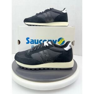 Saucony Jazz Original Vintage Womens Size 8 Black White Running Shoes S70368-9